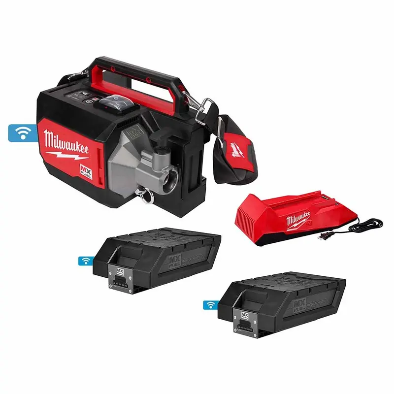 Milwaukee Mx Fuel Concrete Vibrator Briefcase Kit — Includes Two Batteries & Charger 1