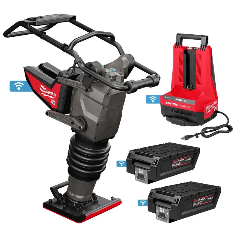 Milwaukee Mxf270-2Hd Mx Fuel™ 70 Kg Plate Rammer Kit With Dual-Battery Support 1