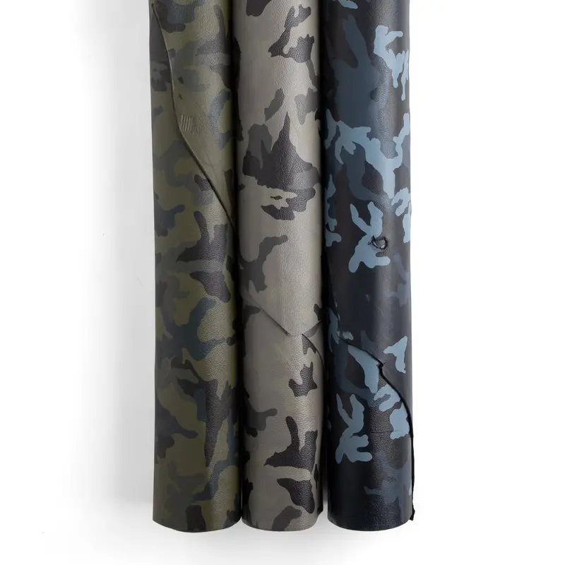 Mirage Camouflage Pattern Leather Side 1