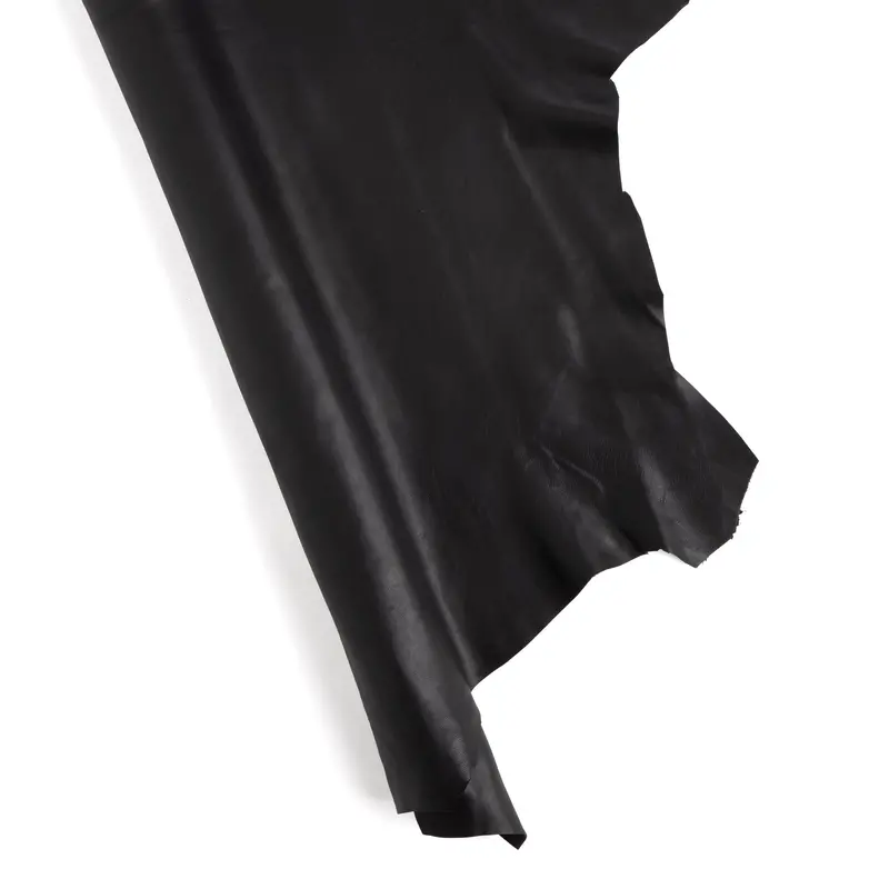 Mirrabella Black Lambskin Leather Hide 1