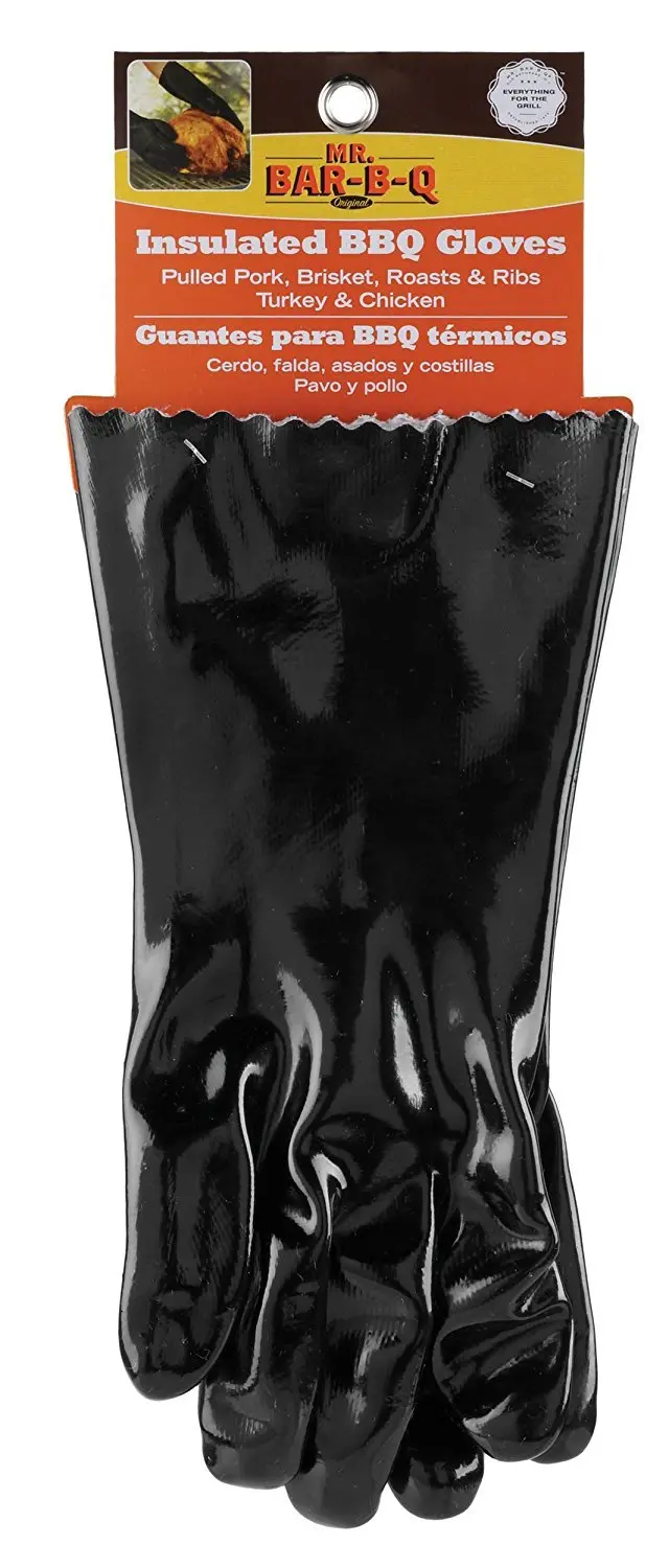 Mr. Bar-B-Q Heavy-Insulated Barbecue Gloves – Heat-Resistant Oven & Grill Protection 1