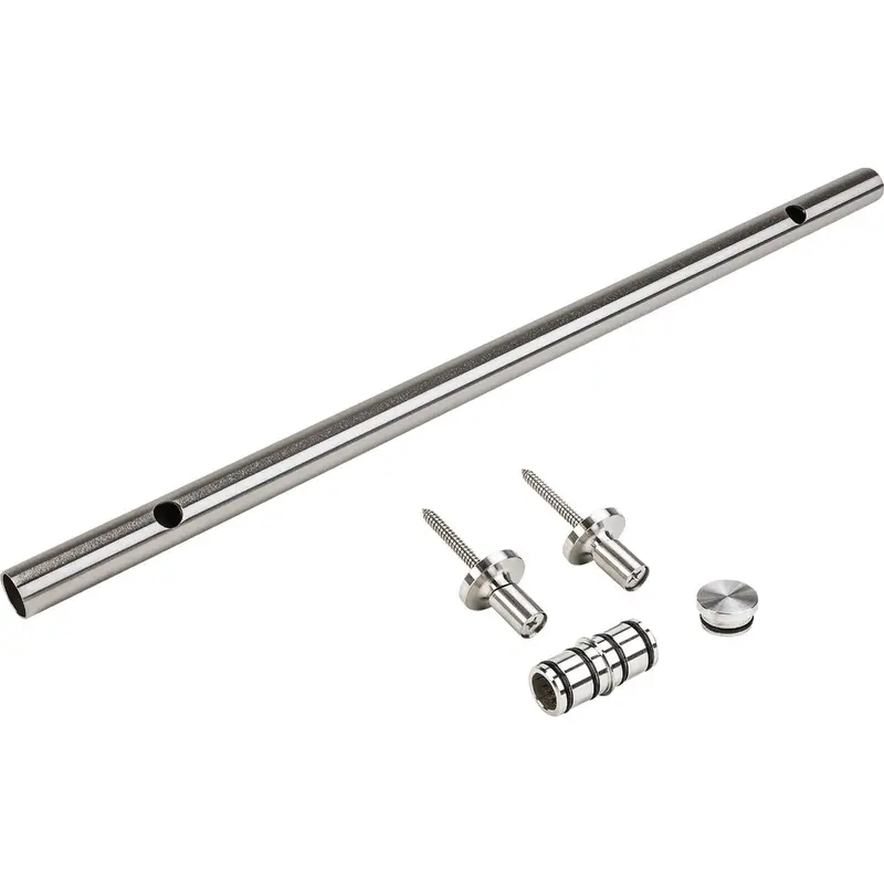 National Hardware Barn Door Track Kit – Stainless Steel Interior Mount System 1