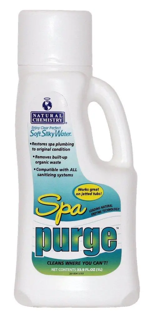 Natural Chemistry Spa Purge – 1-Liter Deep-Cleaning Plumbing Flush For Hot Tub Circulation Systems 1
