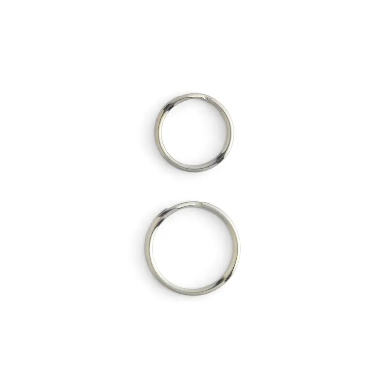 Nickel-Free Split Key Rings – 10-Piece Pack 1