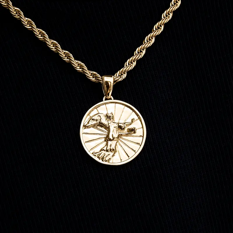 Nike Crown Coin Pendant In Premium Metal 1