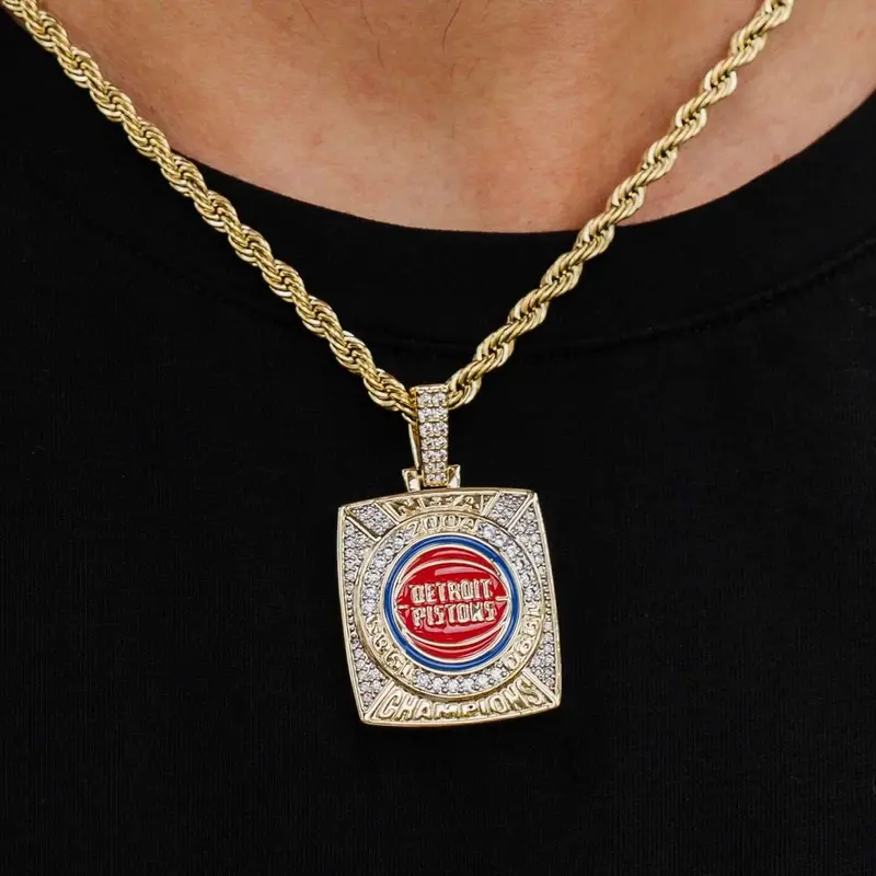 Official Detroit Pistons Nba Championship Pendant 1