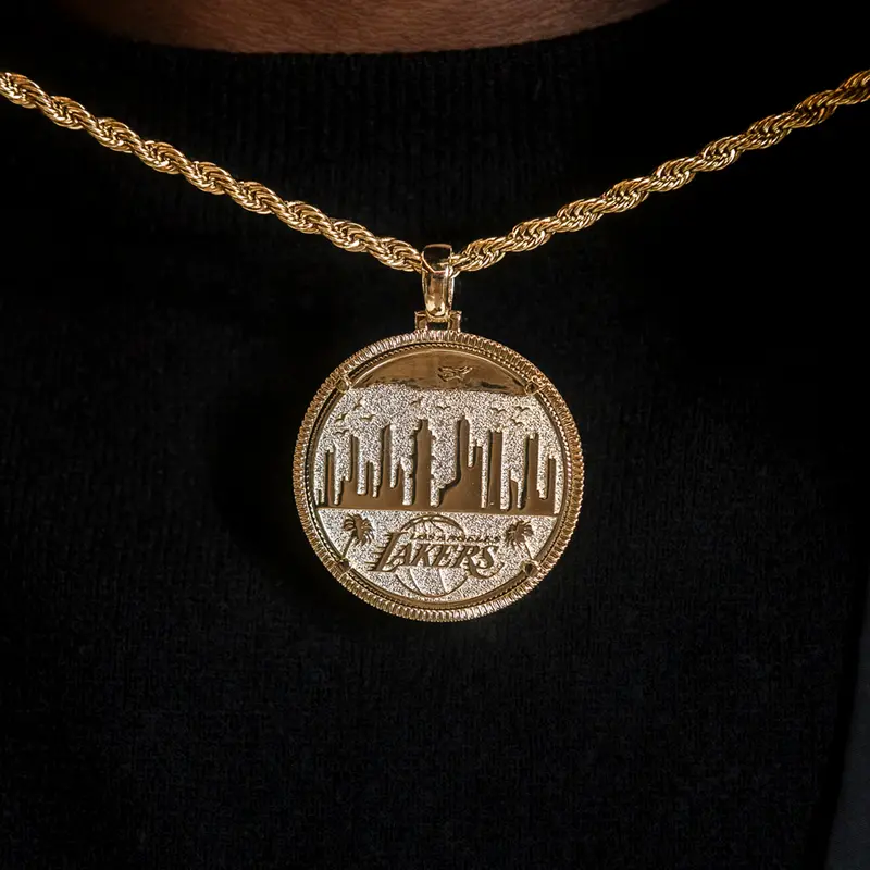 Official Los Angeles Lakers Nba Coin Pendant – Licensed Collectible 1