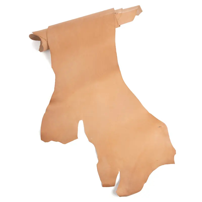 Old World Natural Veg-Tan Belly Leather 1