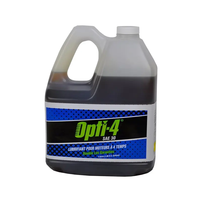 Opti-4 43444 – 1-Gallon Sae 30W 4-Stroke Engine Oil For Small Engines Up To 31 Hp 1