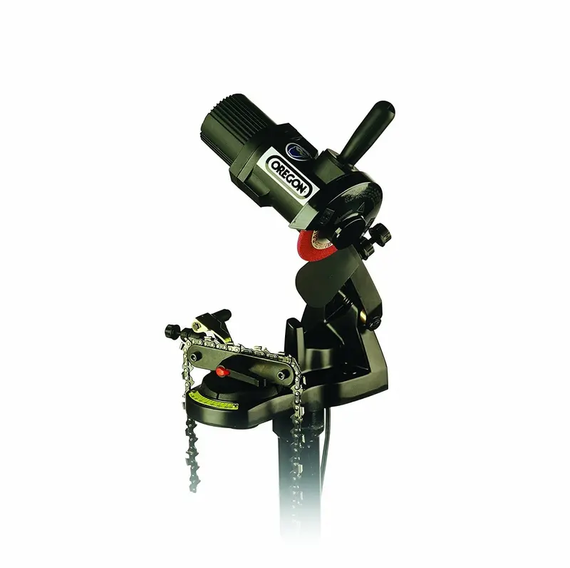 Oregon 108181 Mini Bench Grinder Chain Sharpener – Precision Saw Chain Sharpening Tool 1