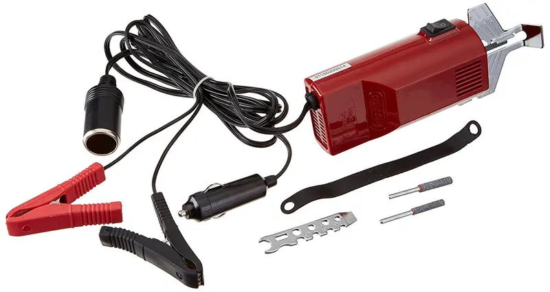 Oregon 28588A 12-Volt Electric Chain Sharpener – Compatible With Sure-Sharp Saw Chains 1