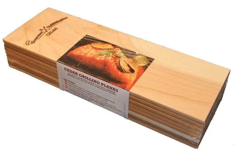 Organic Western Red Cedar Grilling Planks – Extra-Long 8-Pack For Smoked & Infused Cooking 1