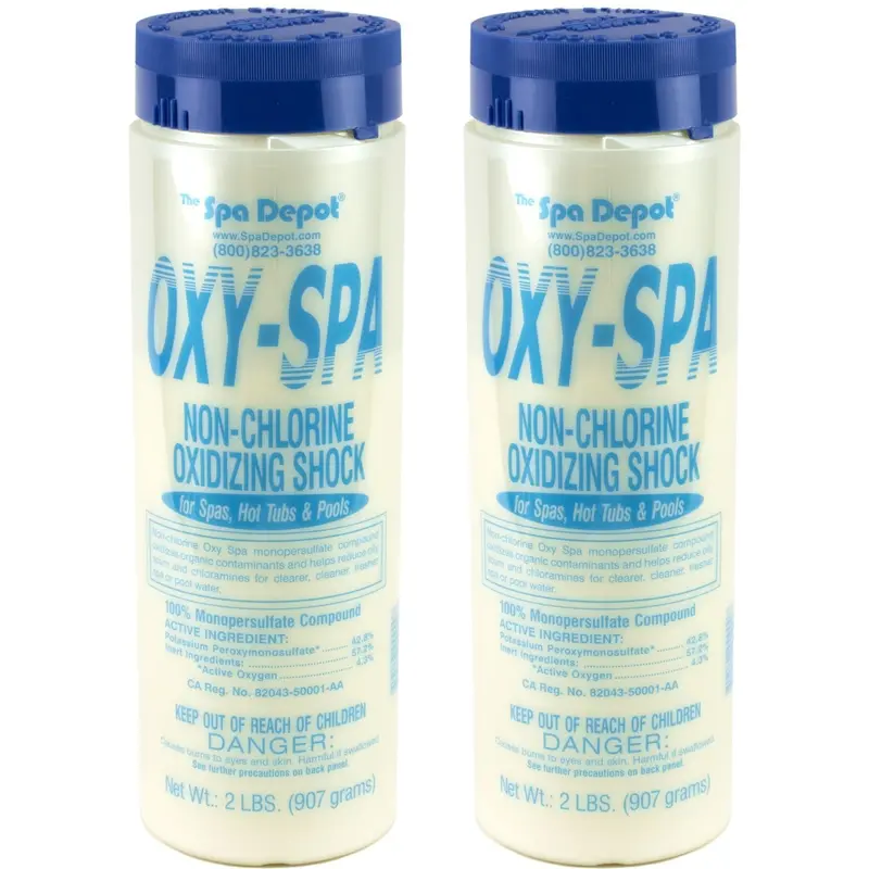Oxy-Spa Mps Shock Treatment – Non-Chlorine Pool & Hot Tub Oxidizer, 2 X 2 Lb Bags (4 Lb Total) 1