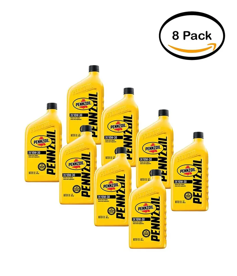 Pennzoil Hd30 Conventional Motor Oil – Pack Of 8 Quarts (1 Quart Each) 1