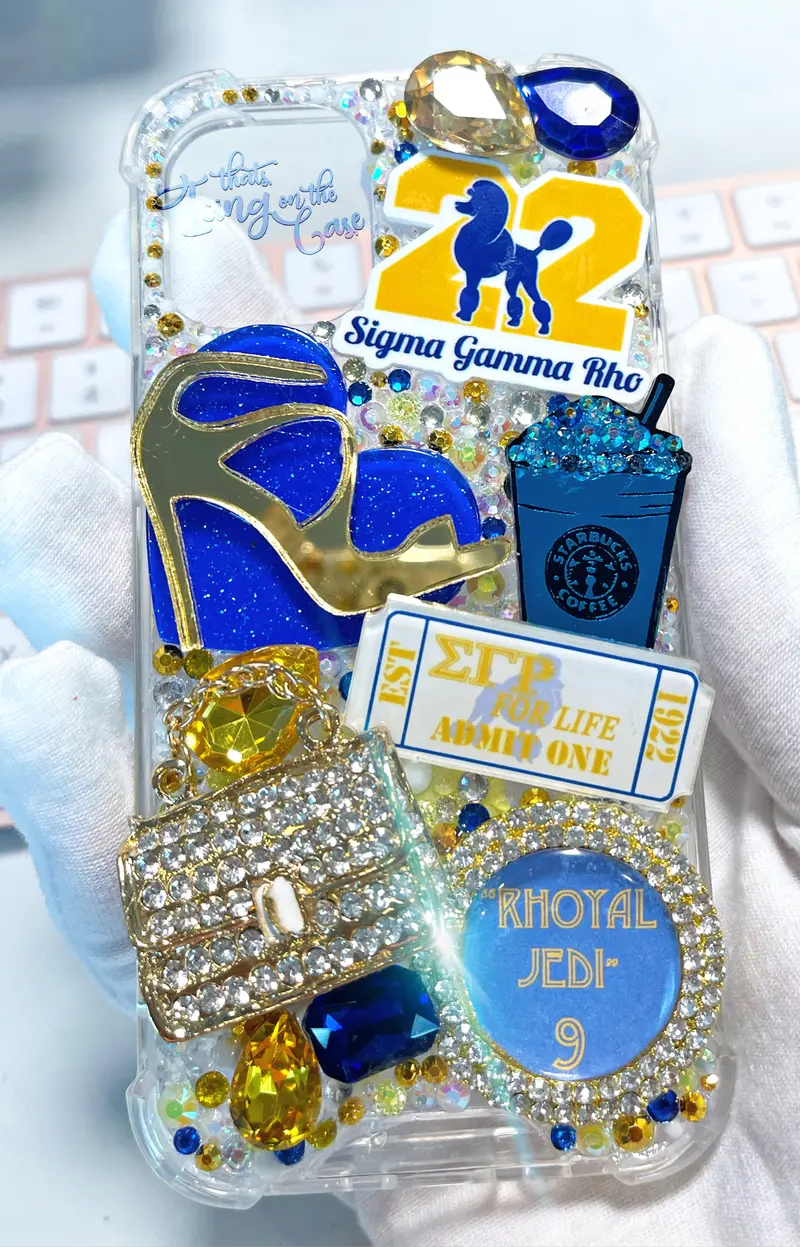 Personalized Sgrho Greek Letter Snap-On Case For Iphone 12 Mini 1