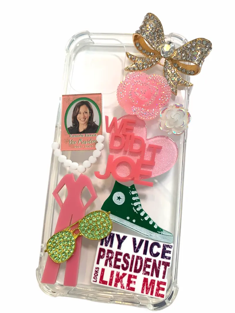 Pink & Green 'She Mirrors Me' Sorority Layout A-4-S1006 — Non-Transferable Template 1