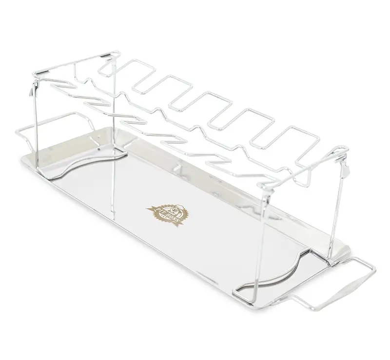 Pit Boss 67280 Wing Leg Rack – Adjustable Grill Accessory For Smoking Wings, Ribs, And Other Flat Cuts 1