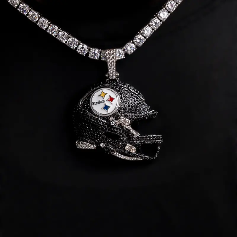 Pittsburgh Steelers 2025 Official Nfl Helmet Pendant 1