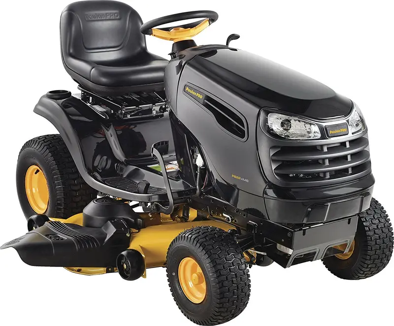 Poulan Pro Pb22Va48 48" Riding Lawn Mower – 22 Hp V-Twin Briggs Engine, Ready Start Pedal Control 1