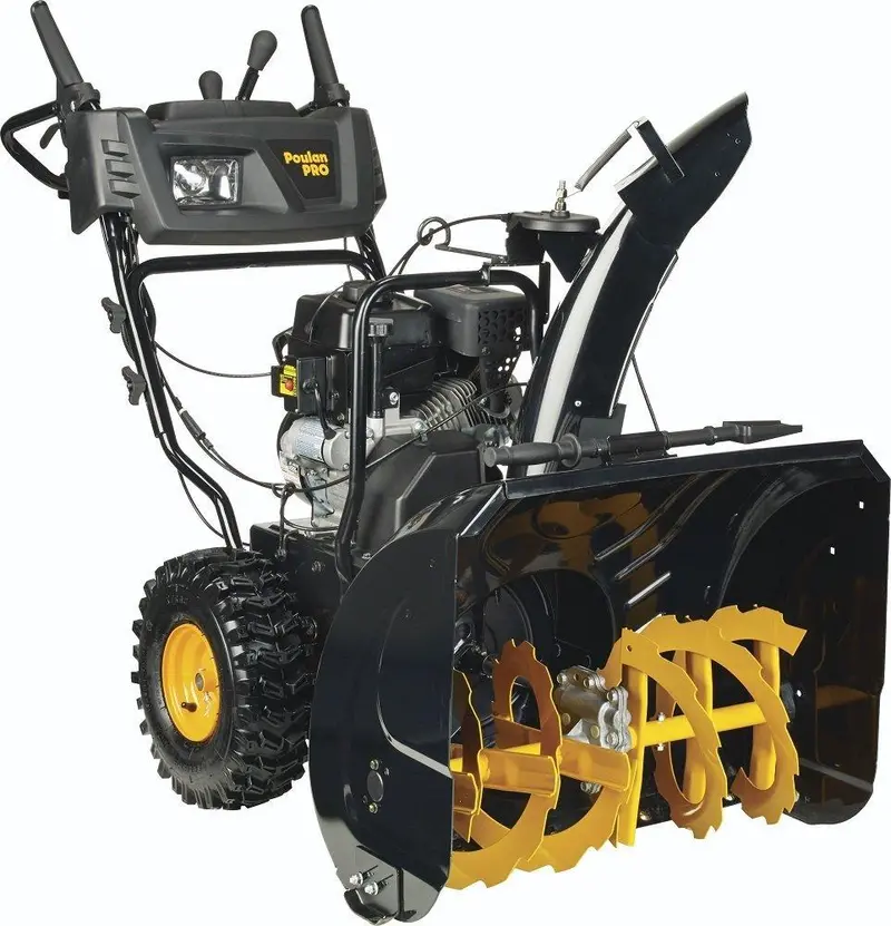 Poulan Pro Pr270 Two-Stage Electric-Start Snow Thrower – 27-Inch Clearing Width, 254 Cc Engine 1