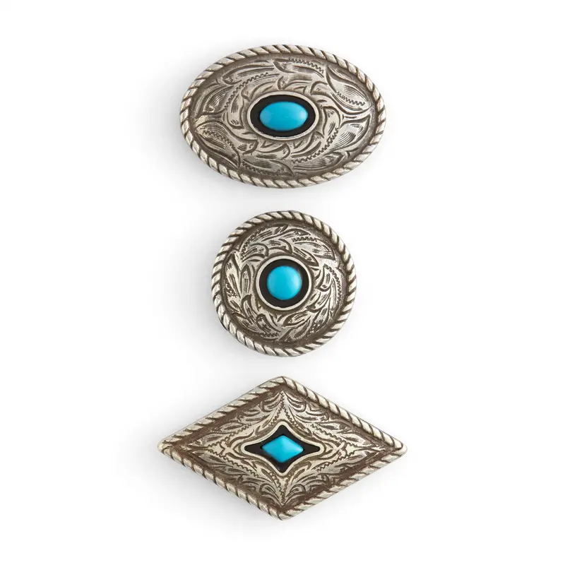 Prairie-Inspired Dust-Finish Concho 1