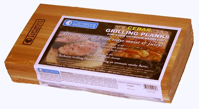 Premium Cedar Grilling Plank Set – 8-Pack, 7" X 13", Ideal For Smoking & Flavor Infusion 1