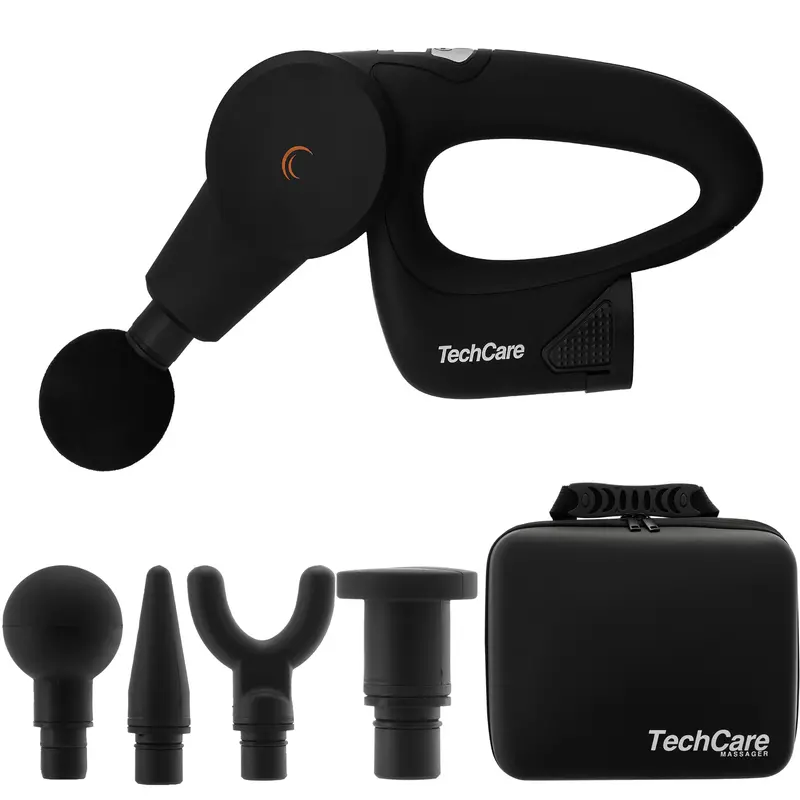 Professional-Grade Percussion Massage Gun – 15-Speed Deep-Tissue Massager With 5 Attachments & Extended Battery Life 1