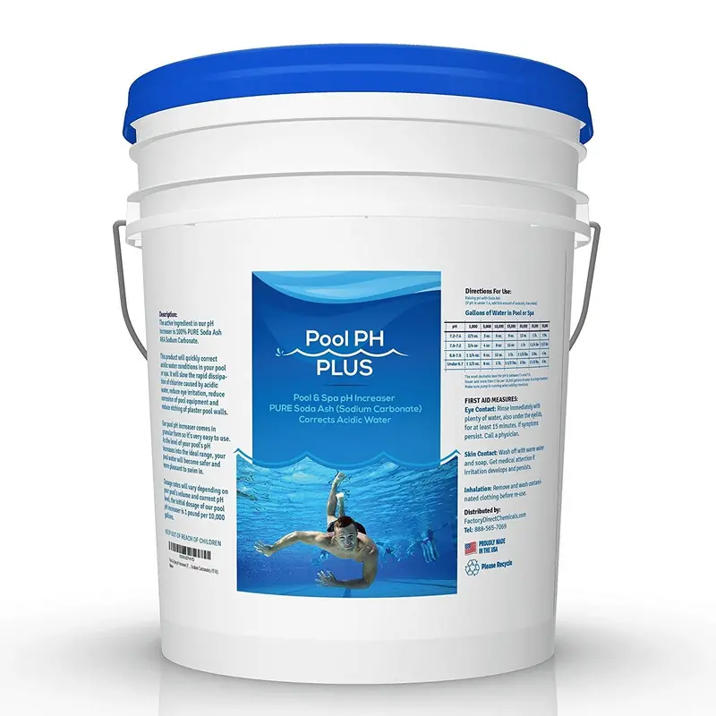 Pure Pool Supplies Ph Increaser – 15 Lb Sodium Carbonate (Soda Ash) Pool & Spa Balancer 1