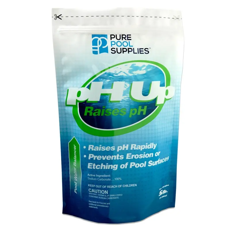 Pure Pool Supplies Ph Up – 5 Lb Soda Ash (Sodium Carbonate) For Raising Pool And Spa Water Ph 1