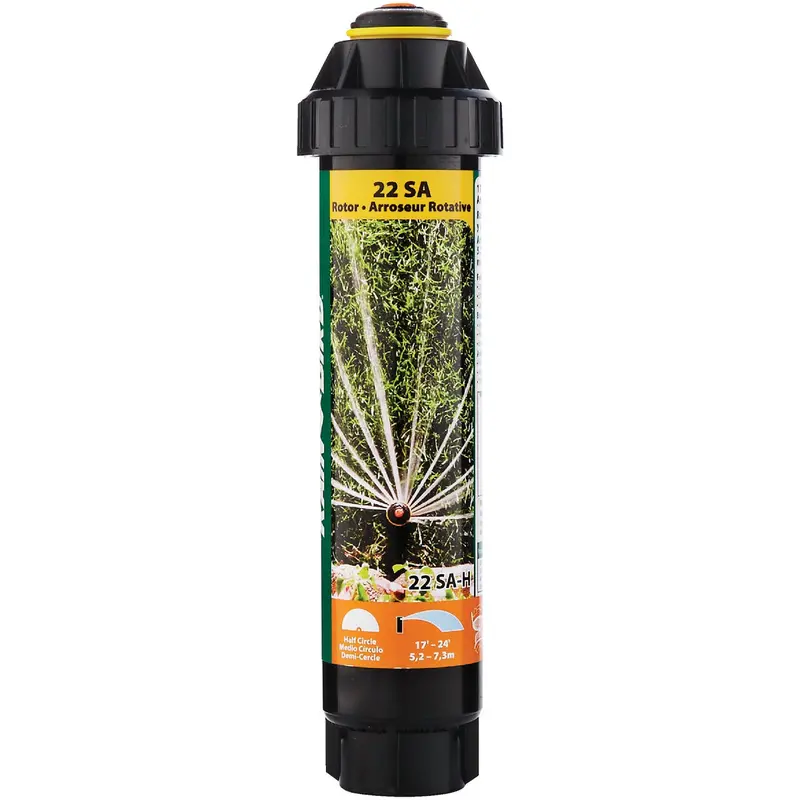 Rain Bird Mini Rotor Sprinkler – 4-Inch Pop-Up, Half-Circle Gear-Drive Head 1