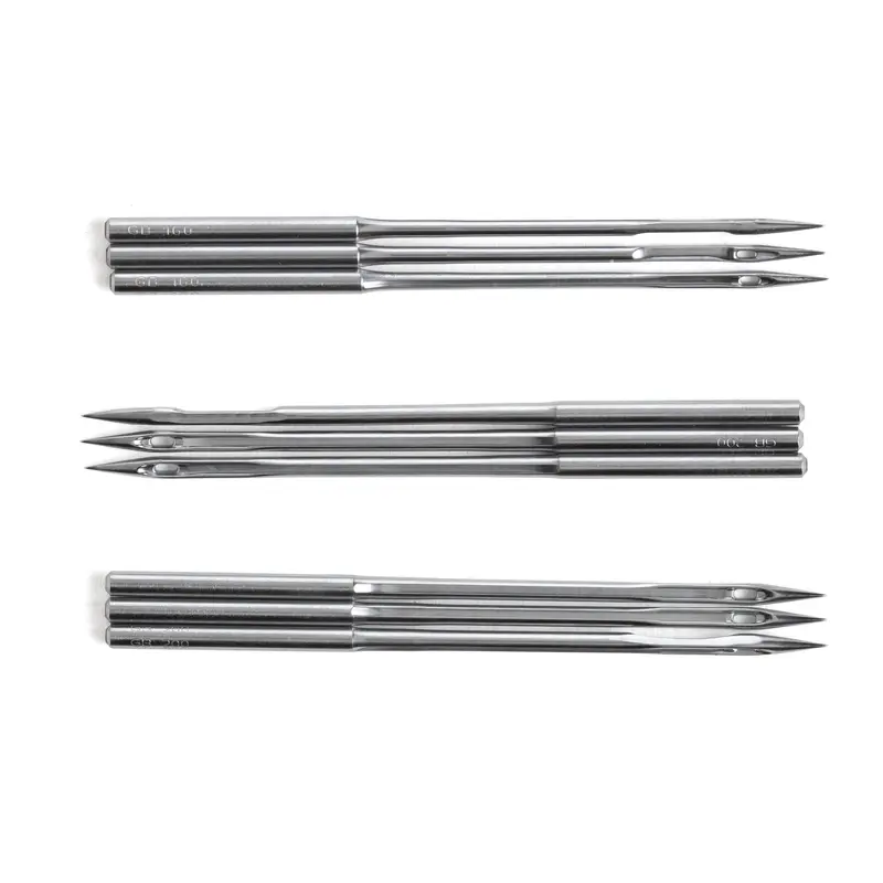 Round Point Machine Needles – 3-Pack For Leather Sewing 1
