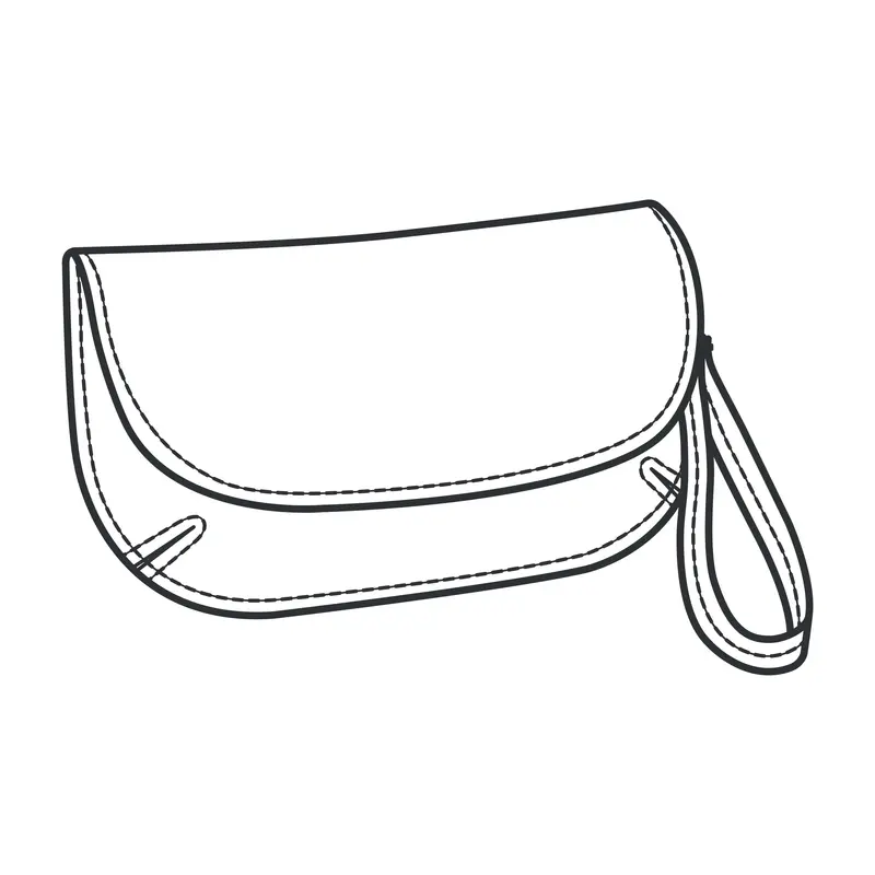 Savannah Wristlet Leather Pattern 1