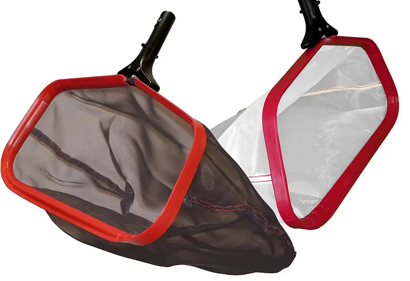 Silt & Leaf Rake Combo – Lifetime Guarantee: 23-Inch Medium + 17-Inch Fine-Mesh Pool Cleaners For Sand, Pollen, Twigs, And Debris 1