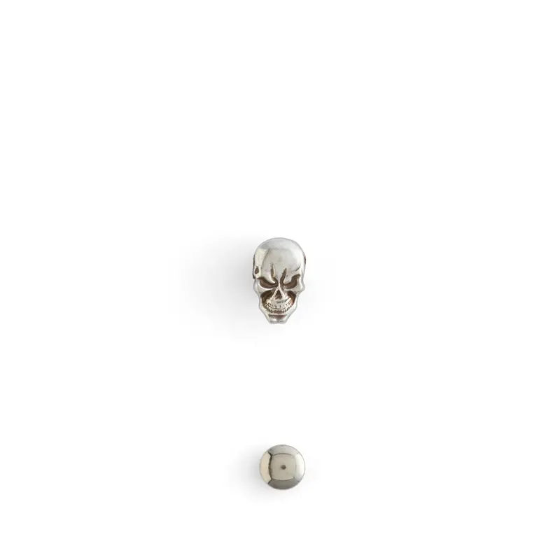Skull Concho With Rivet-Back Attachment For Secure Mounting 1