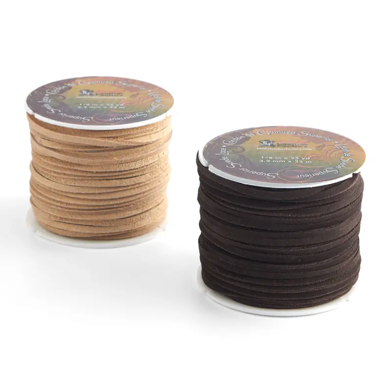 Soft Suede Leather Lace For Lacing And Decoration 1
