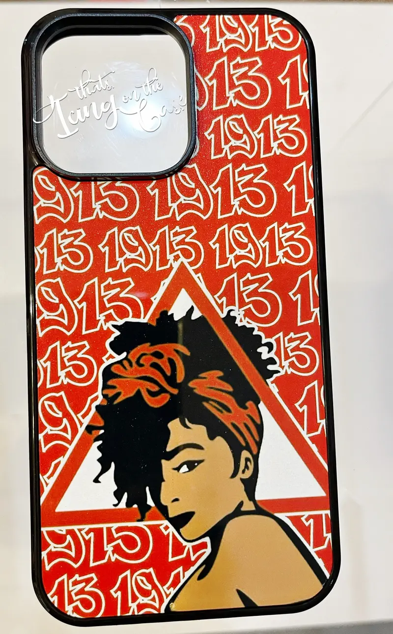 Sorority-Themed Snap-On Case For Iphone 14 Pro Max – Protective Bumper, Ready To Ship 1