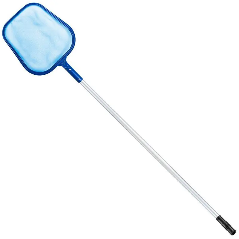 Splashtech Pool Skimmer With Lightweight 5-Foot Aluminum Pole – Easy-Glide Debris Removal 1