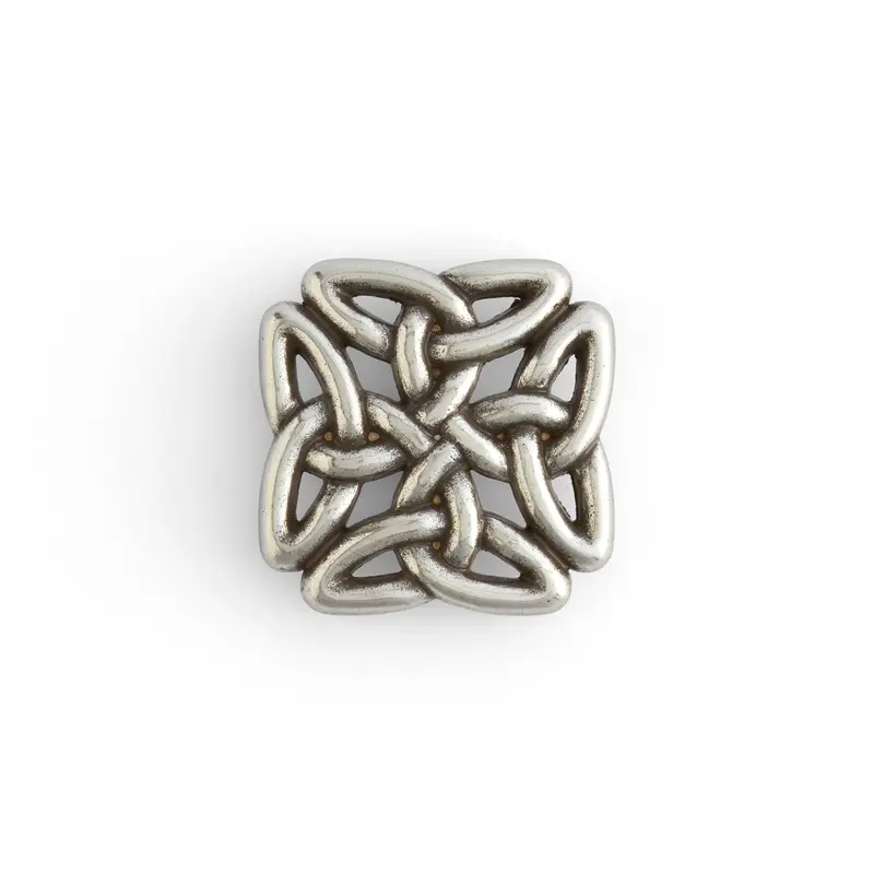 Square Celtic Filigree Concho 1