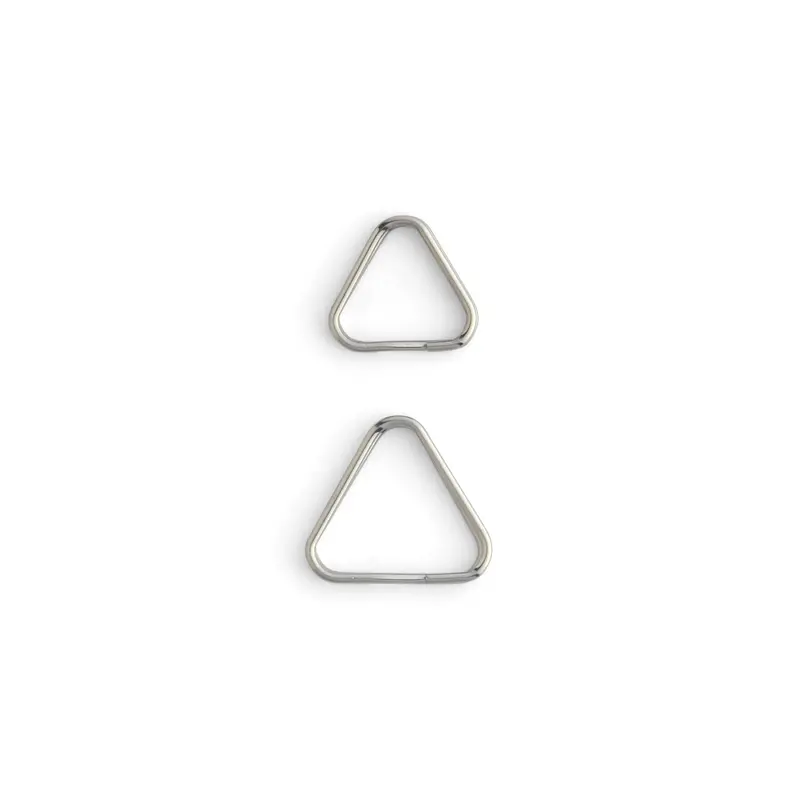 Stainless Steel Triangle Split Rings – 10-Pack For Keychains And Accessories 1