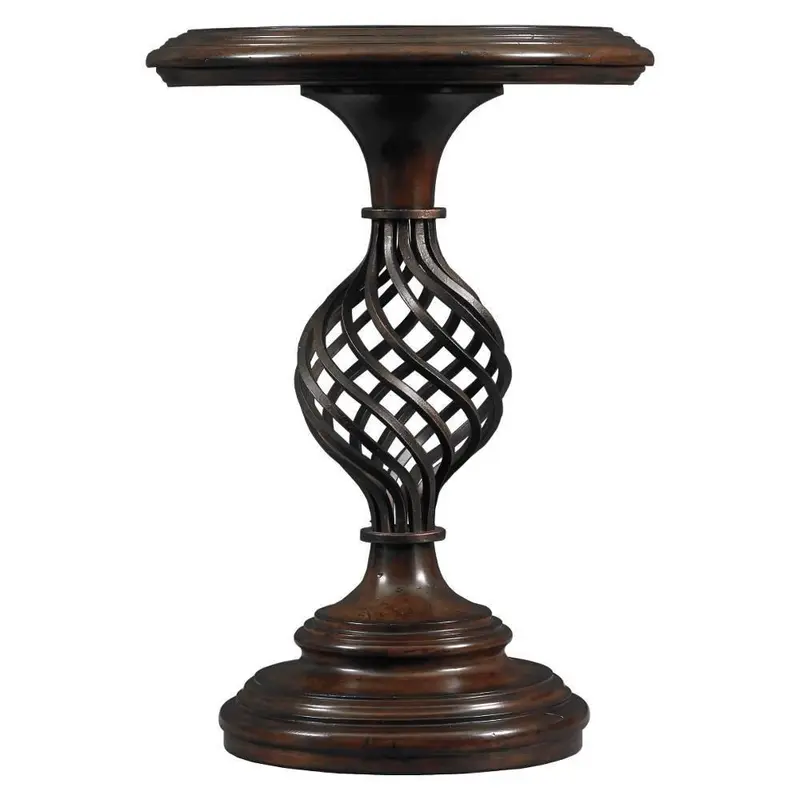 Stanley Costa Del Sol Gaiola Fortuna Dining Table – Dark Woodtone Finish Outdoor Or Patio Table 1