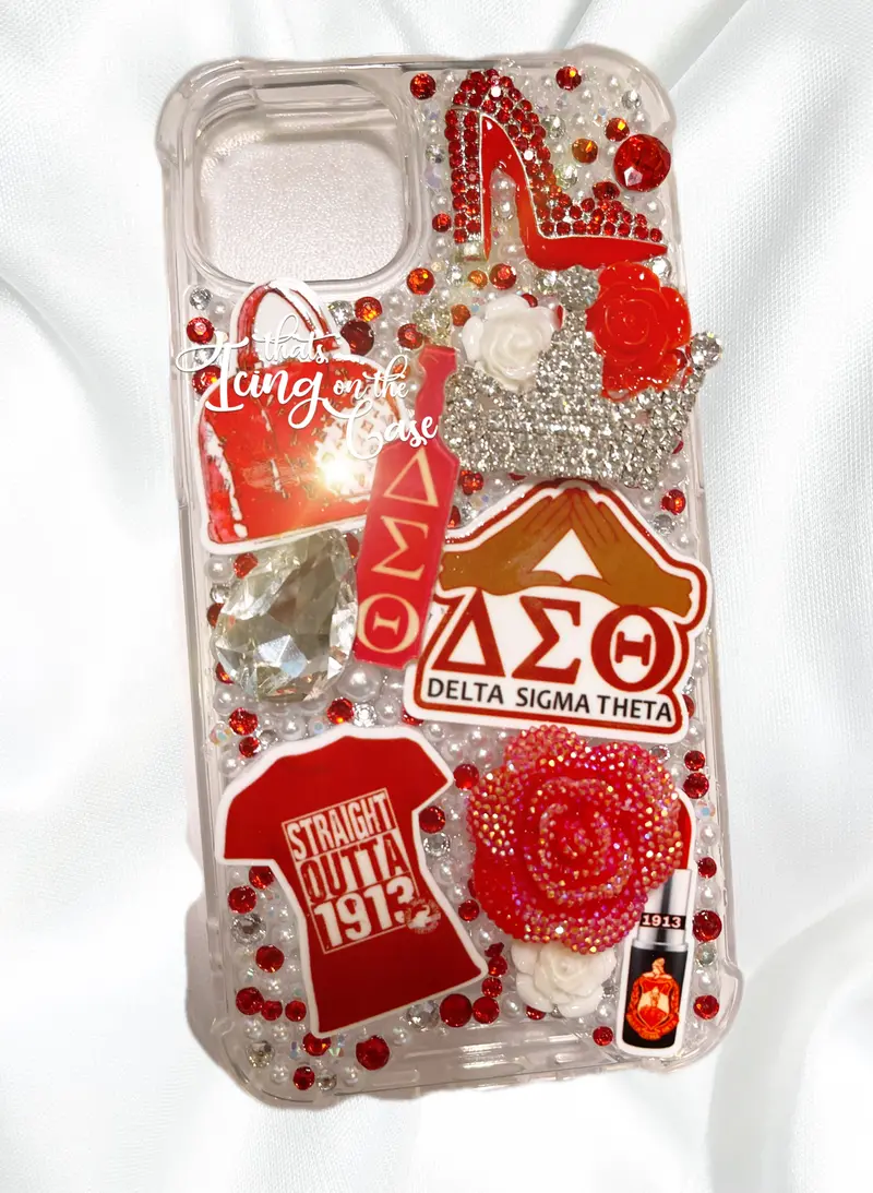 Straight Outta Delta – On-Demand Snap-On Iphone 13 Case With Greek-Inspired Bumper Detailing 1