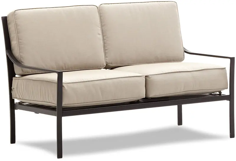 Strathwood Rhodes Deep-Seat Outdoor Loveseat – Comfort-Focused Patio Seating 1
