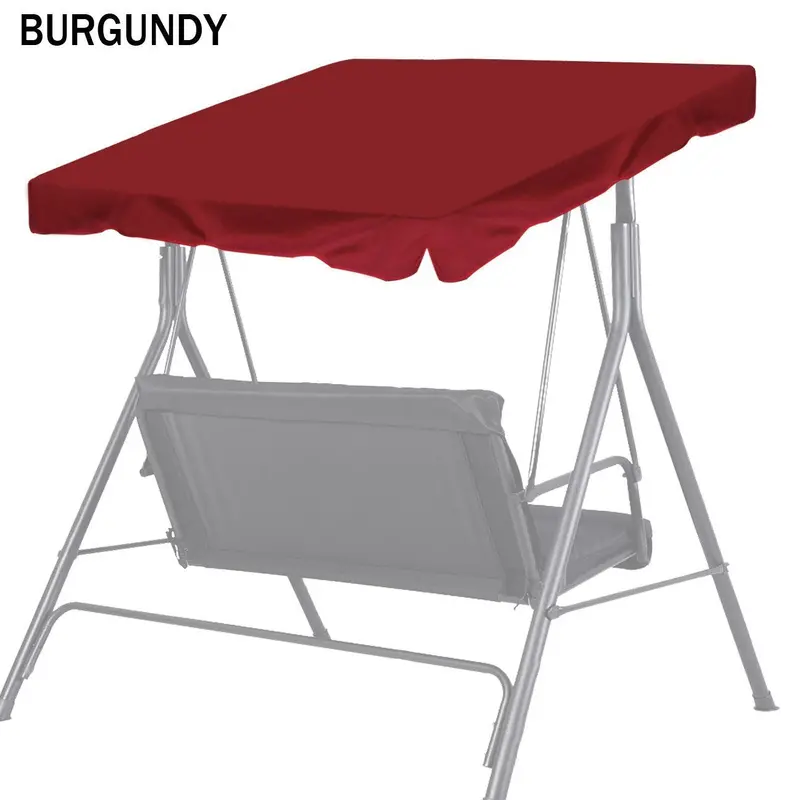 Strong Camel Burgundy Swing Canopy Replacement Cover – 77" X 43" Outdoor Patio Porch Top For Seating 1