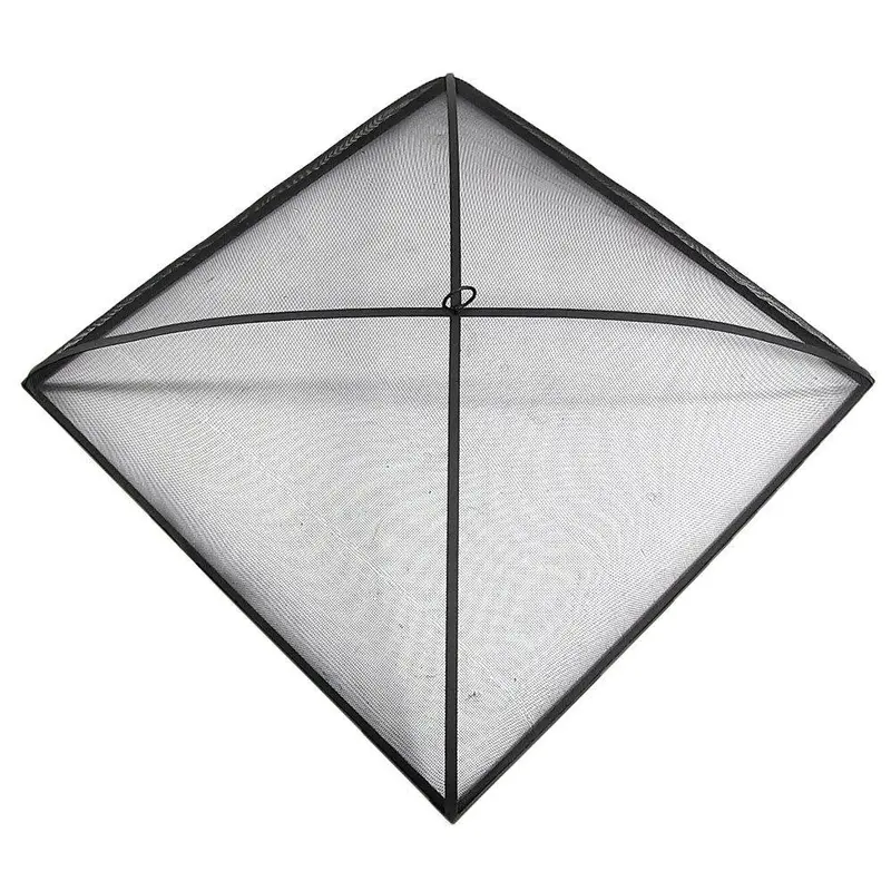 Sunnydaze 31-Inch Square Spark Screen For Fire Pits – Sturdy Steel Mesh Cover Designed For Larger Square Fire Pit Models 1