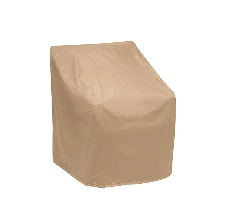 Tan Weatherproof Cover For Standard Wicker Chairs – All-Season Protection 1