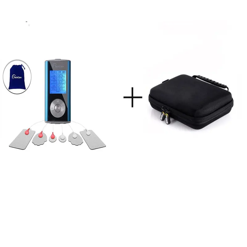 Techcare Mini Tens Machine – Lifetime-Warranty Pain Management Device For Back Support & Rehabilitation 1