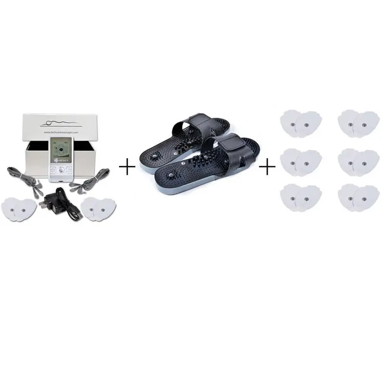 Techcare S Tens Unit With Footwear And 6 Electrode Pads 1