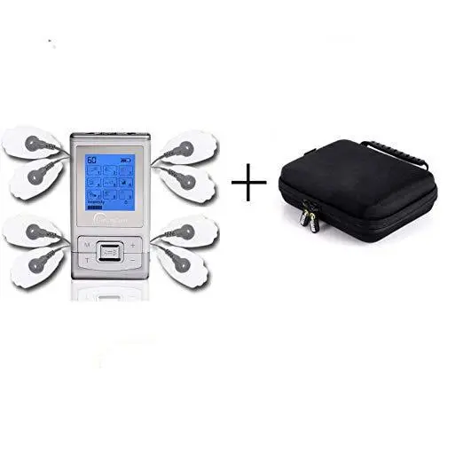 Techcare Se Dual-Channel Tens Device – 9 Targeted Therapy Modes With Lightweight Protective Cover Case 1