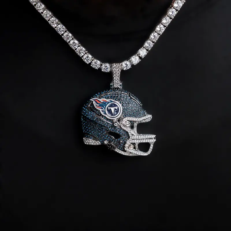 Tennessee Titans Official 2025 Nfl Helmet Pendant 1