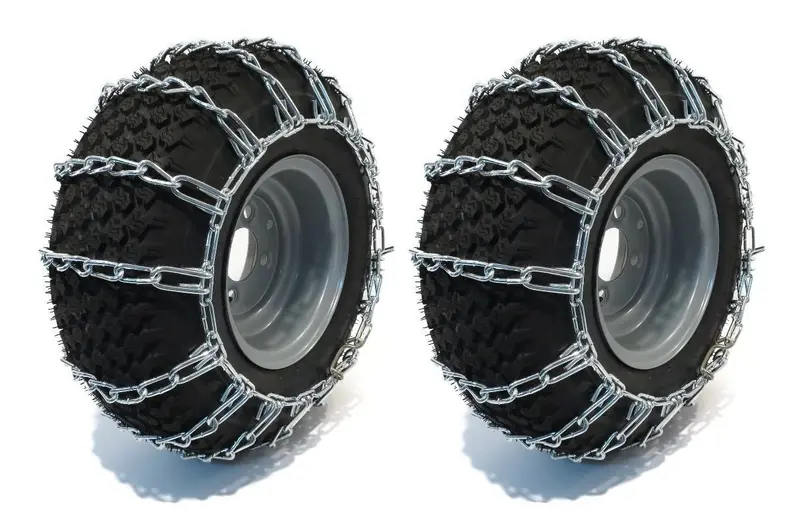 The Rop Shop Tire Chains – 13X5X6 Dual-Link Chains For Garden Tractors, Riders & Snowblowers 1
